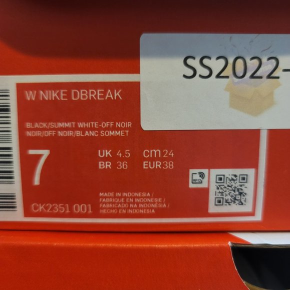 NEW Nike DayBreak Women's 6.5-9 Black White Gum Waffle Athletic Sneakers Shoes - Picture 9 of 13